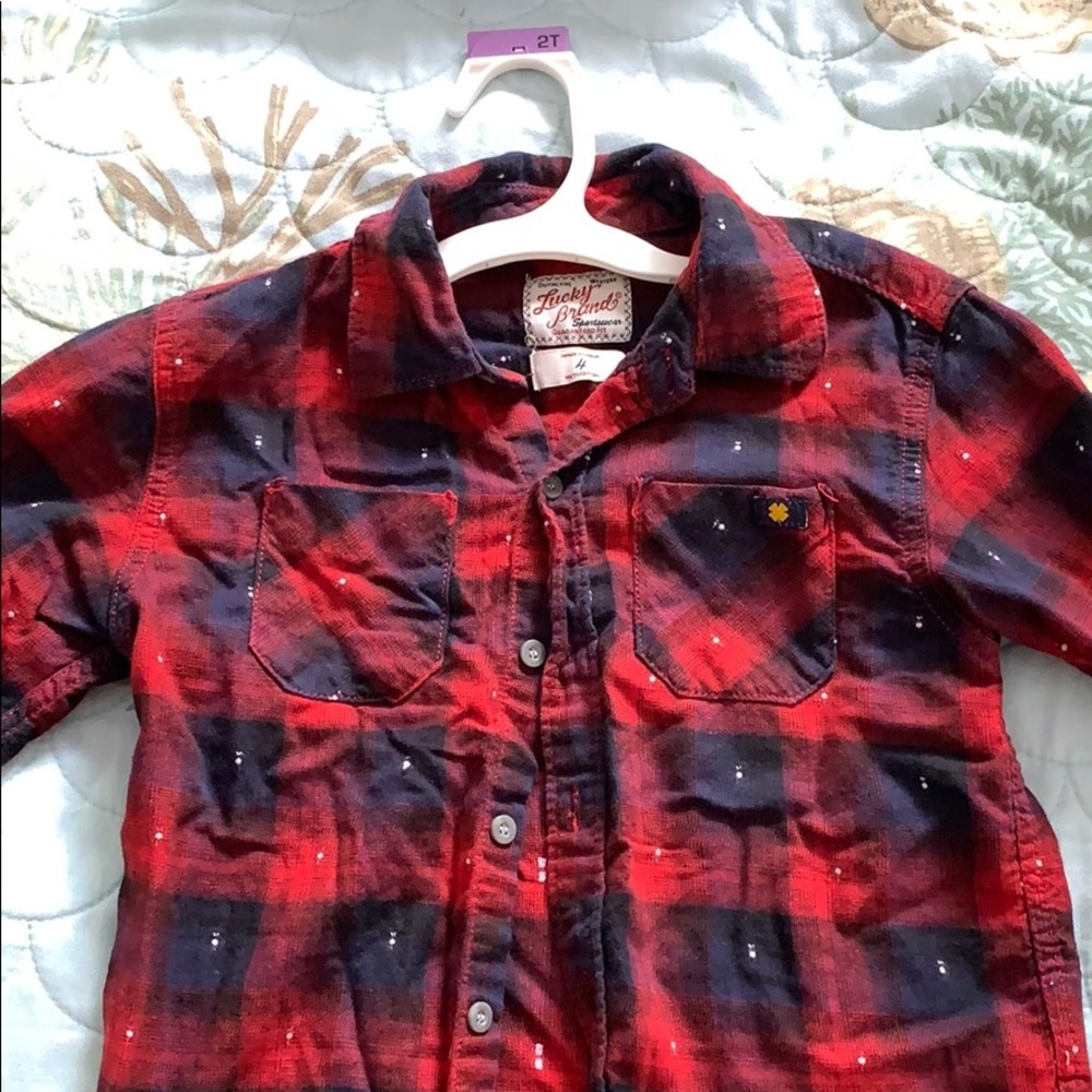 Boys lucky brand button up